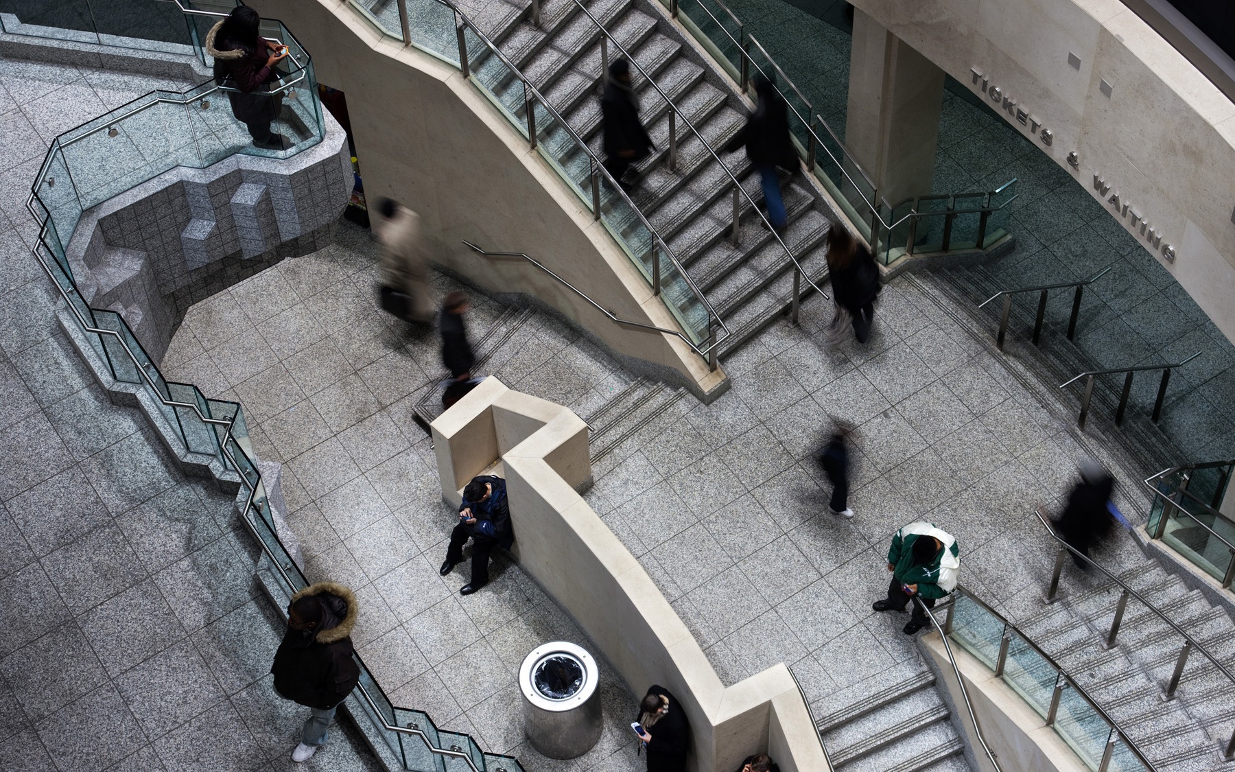 Morning commute at Atlantic Terminal