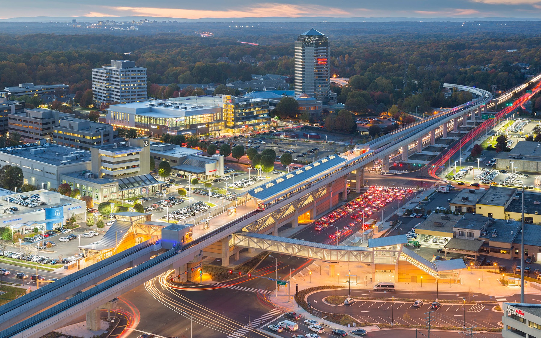 METRO Silver Line Extension aerial view