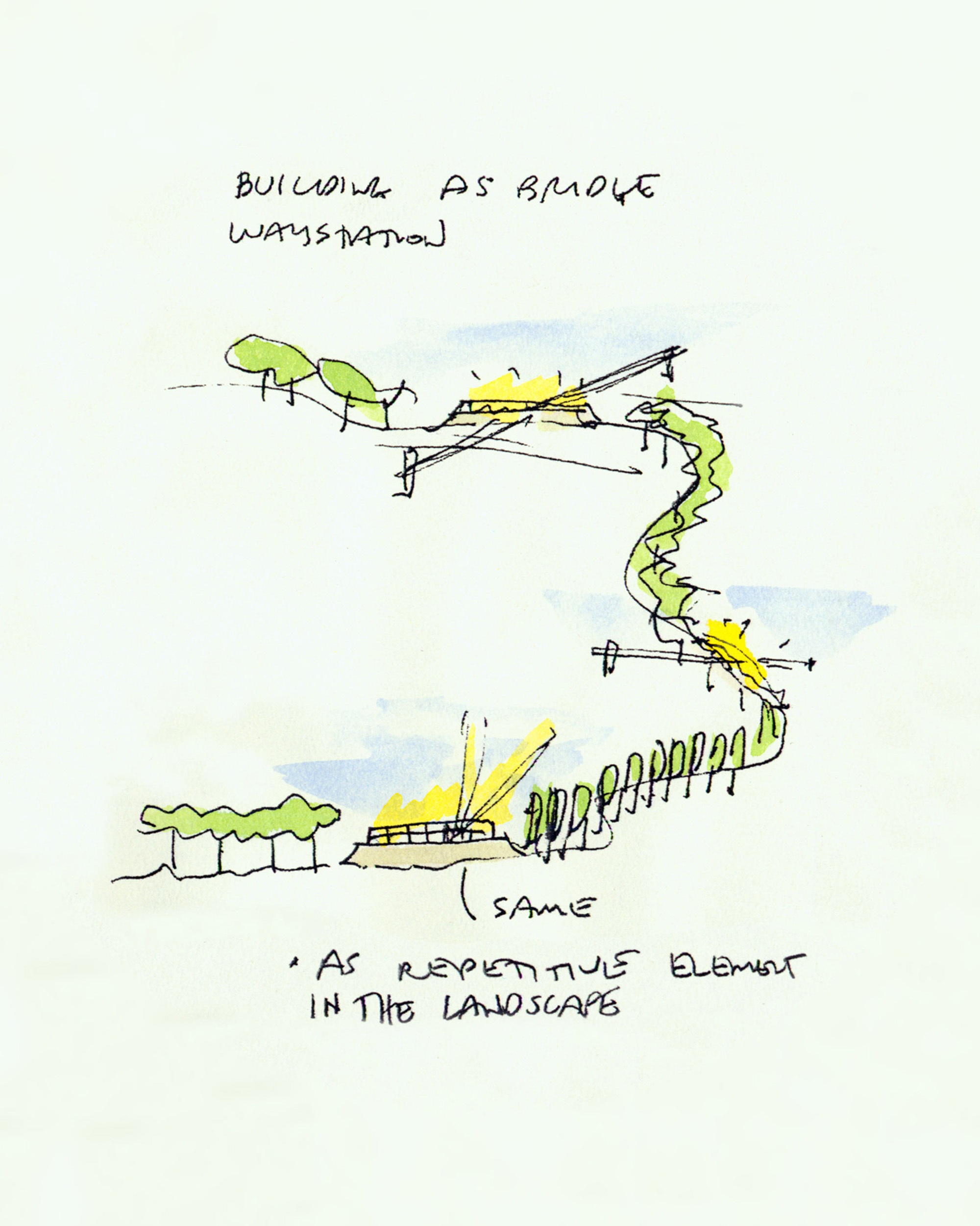 METRO Silver Line Extension watercolor sketch