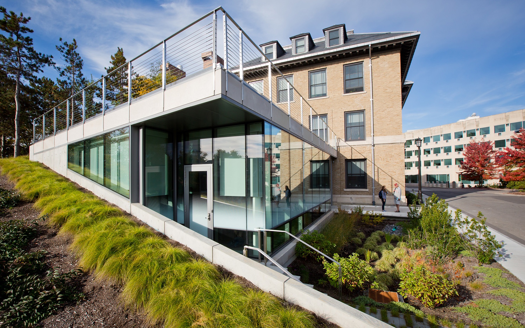 Fernow Hall addition corner view