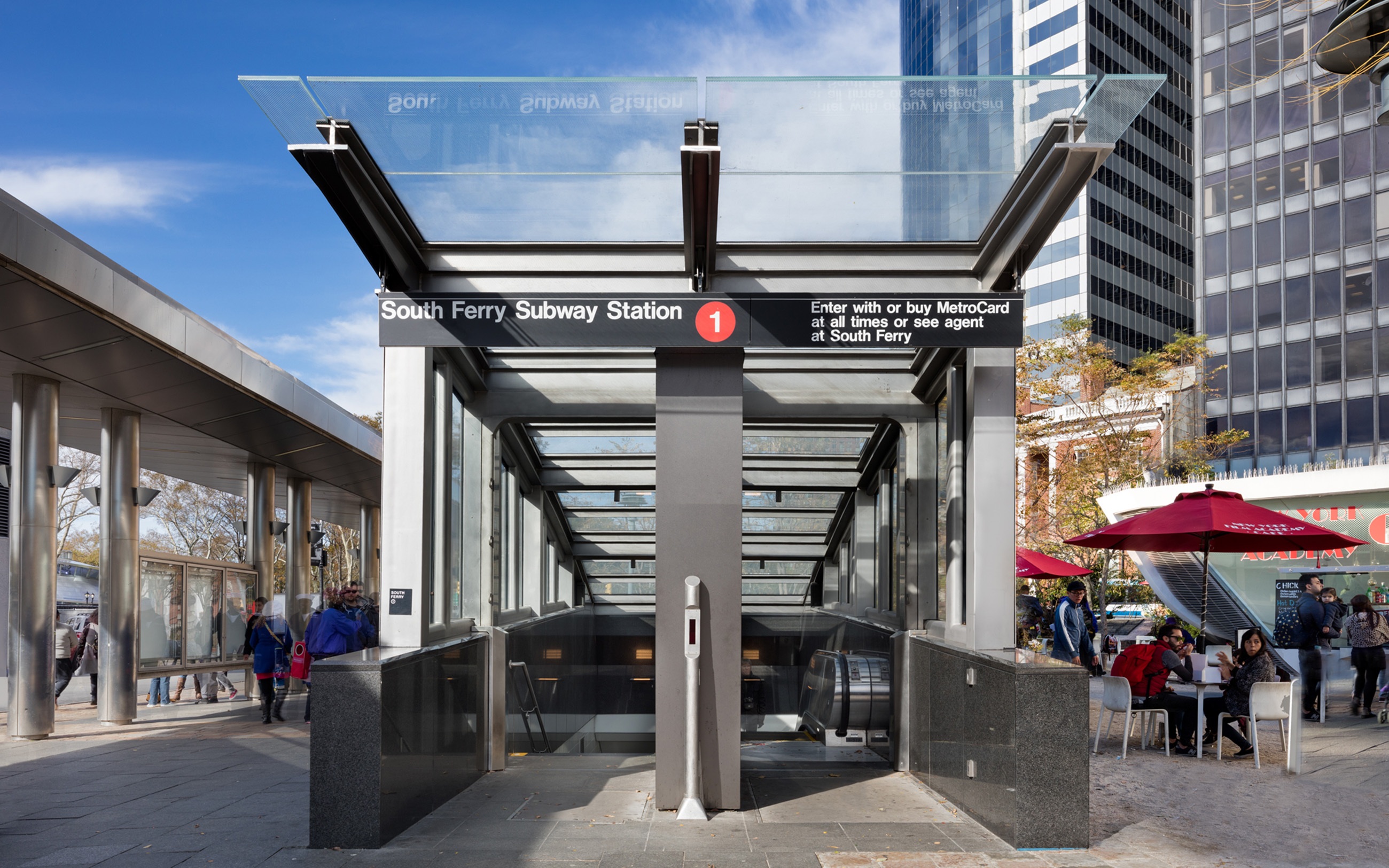 South Ferry Station entrance