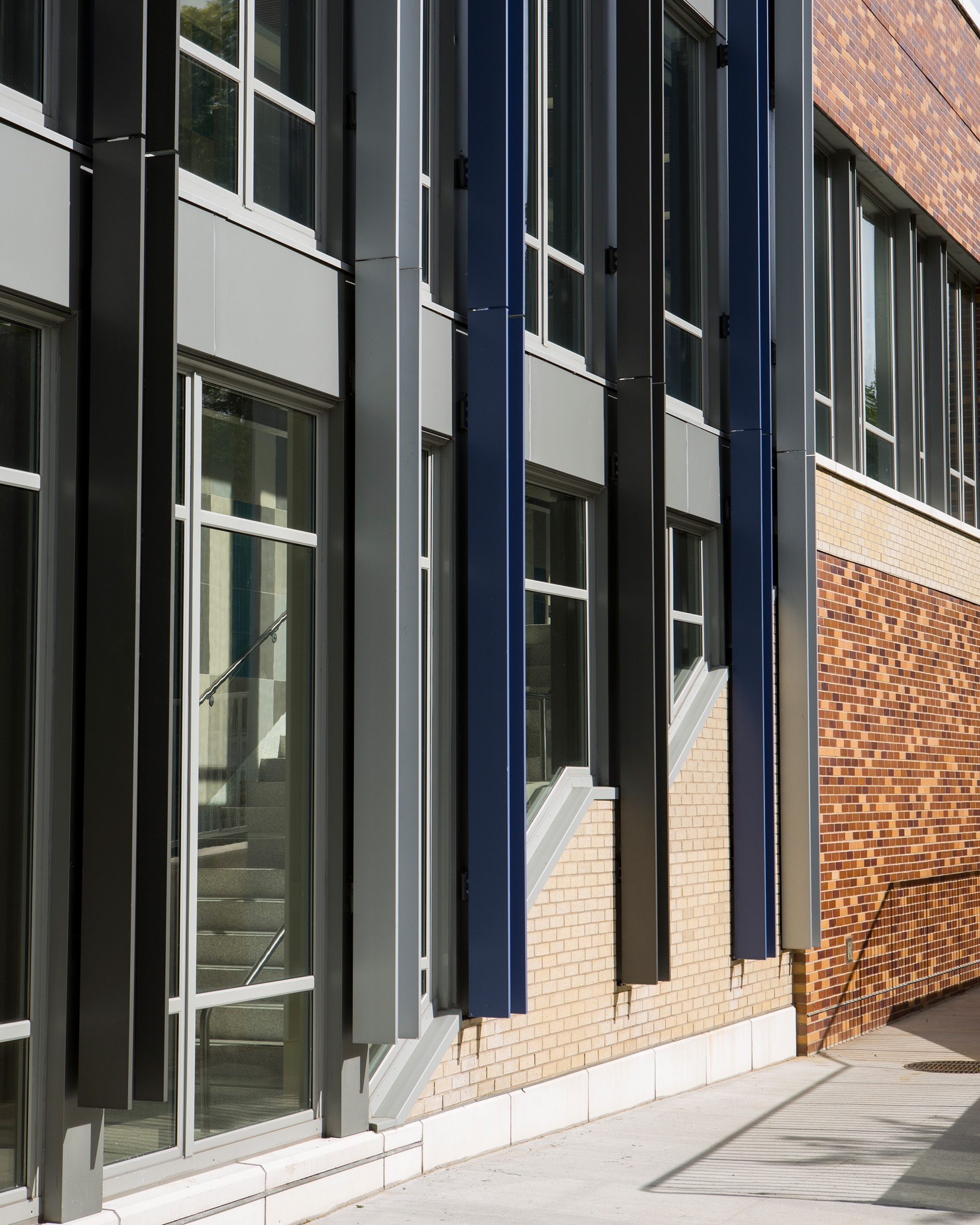 Susan E. Wagner High School Performing Arts Annex façade