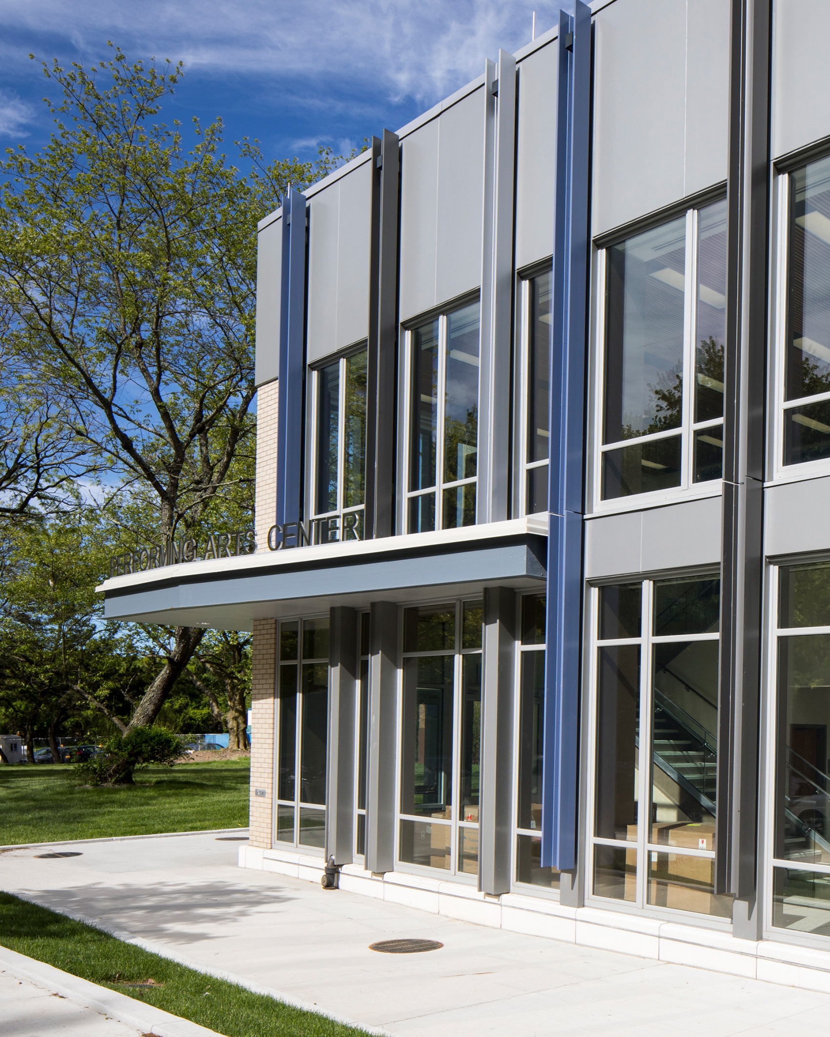 Susan E. Wagner High School Performing Arts Annex façade