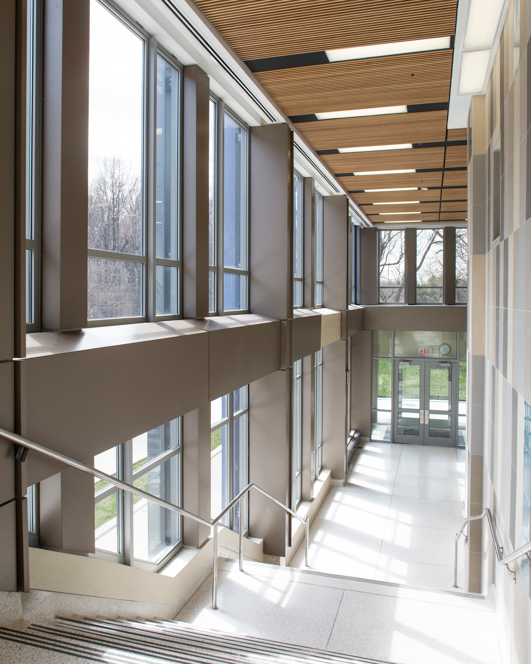 Susan E. Wagner High School Performing Arts Annex entry hallway