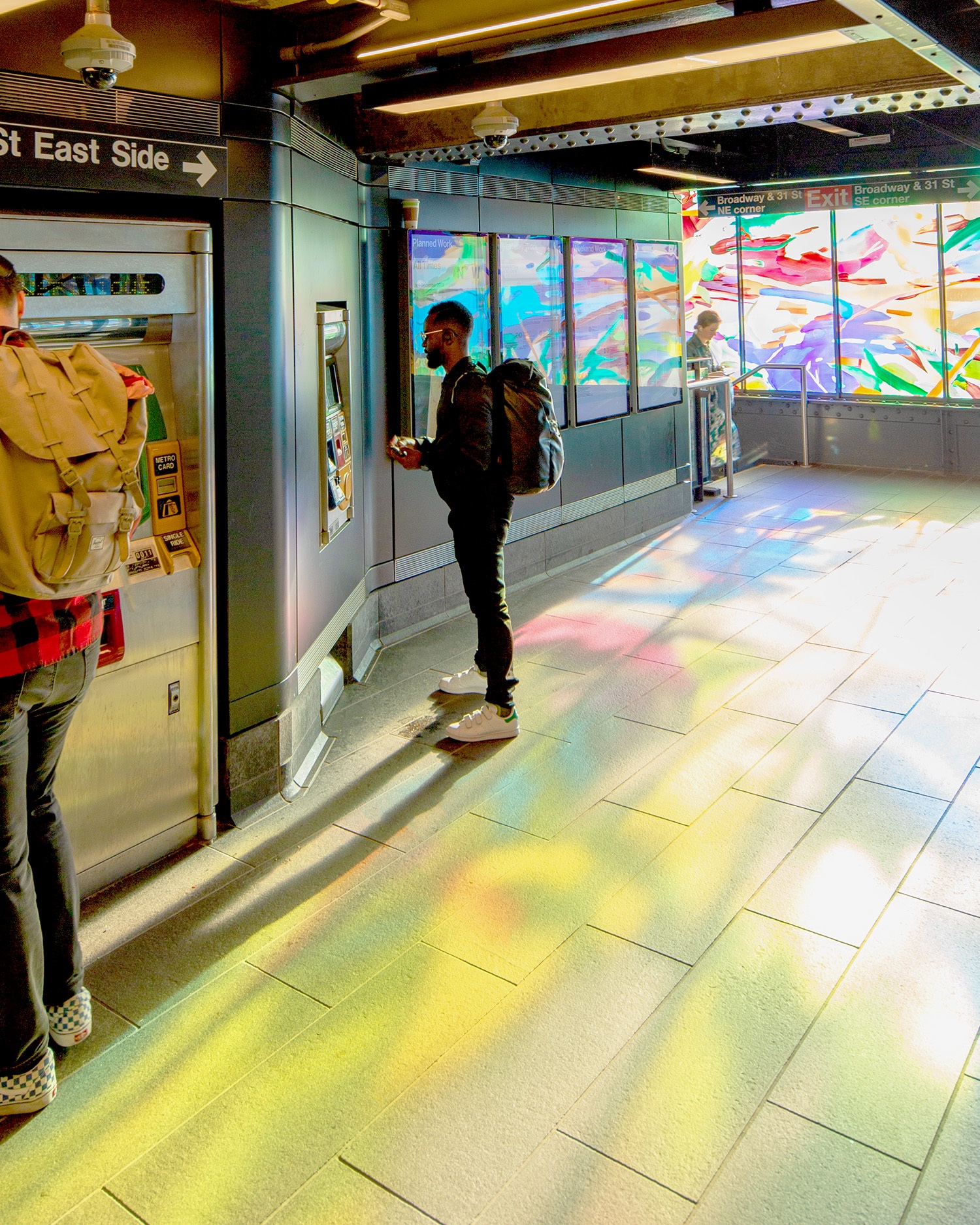 Astoria subway station in the morning light