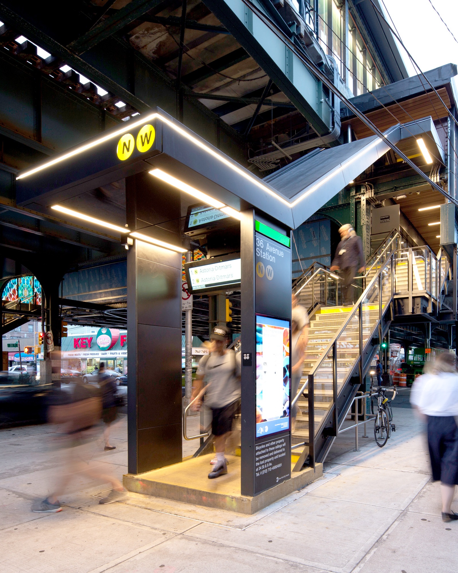 Astoria subway station entrance
