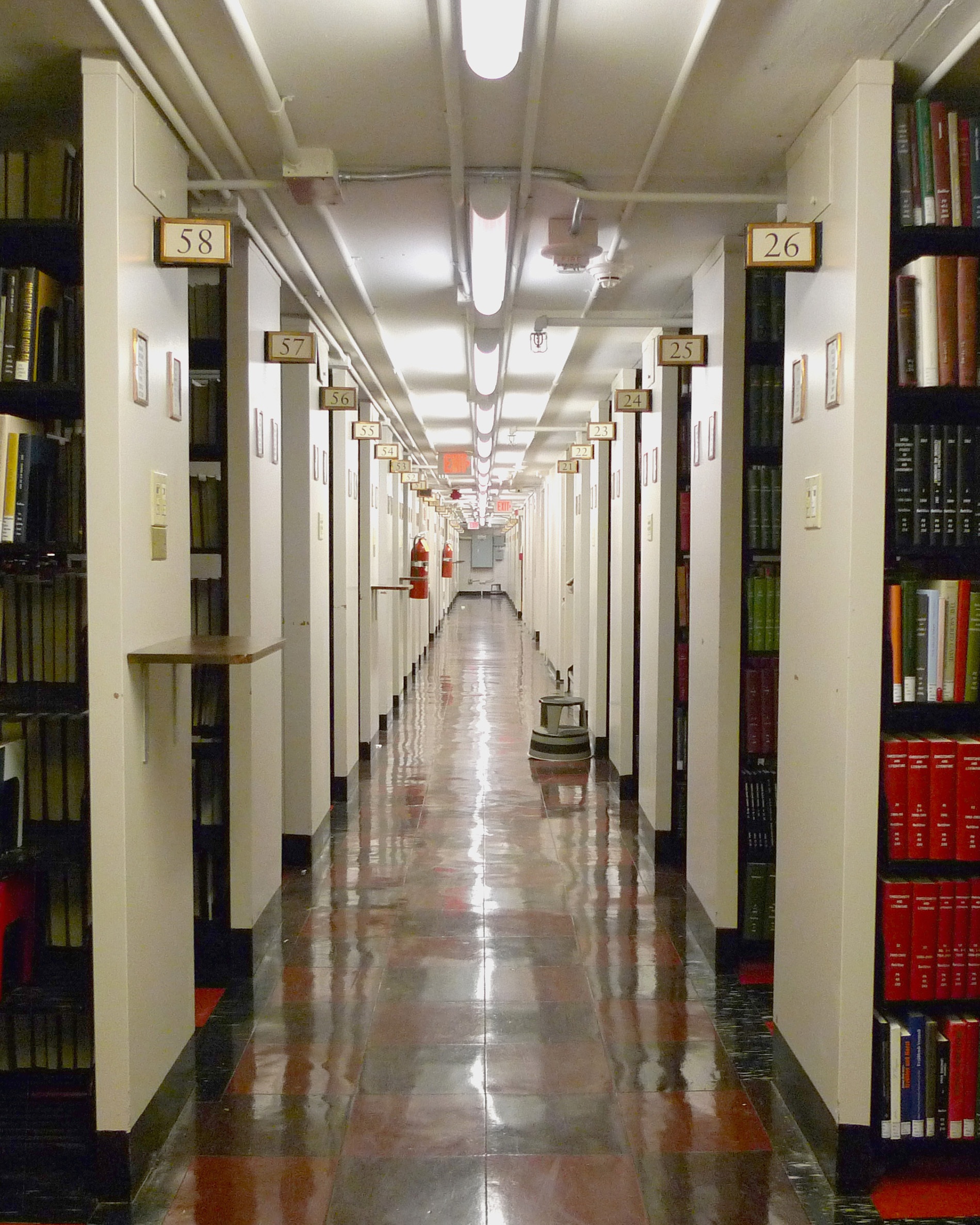 Columbia University Butler Library lower level