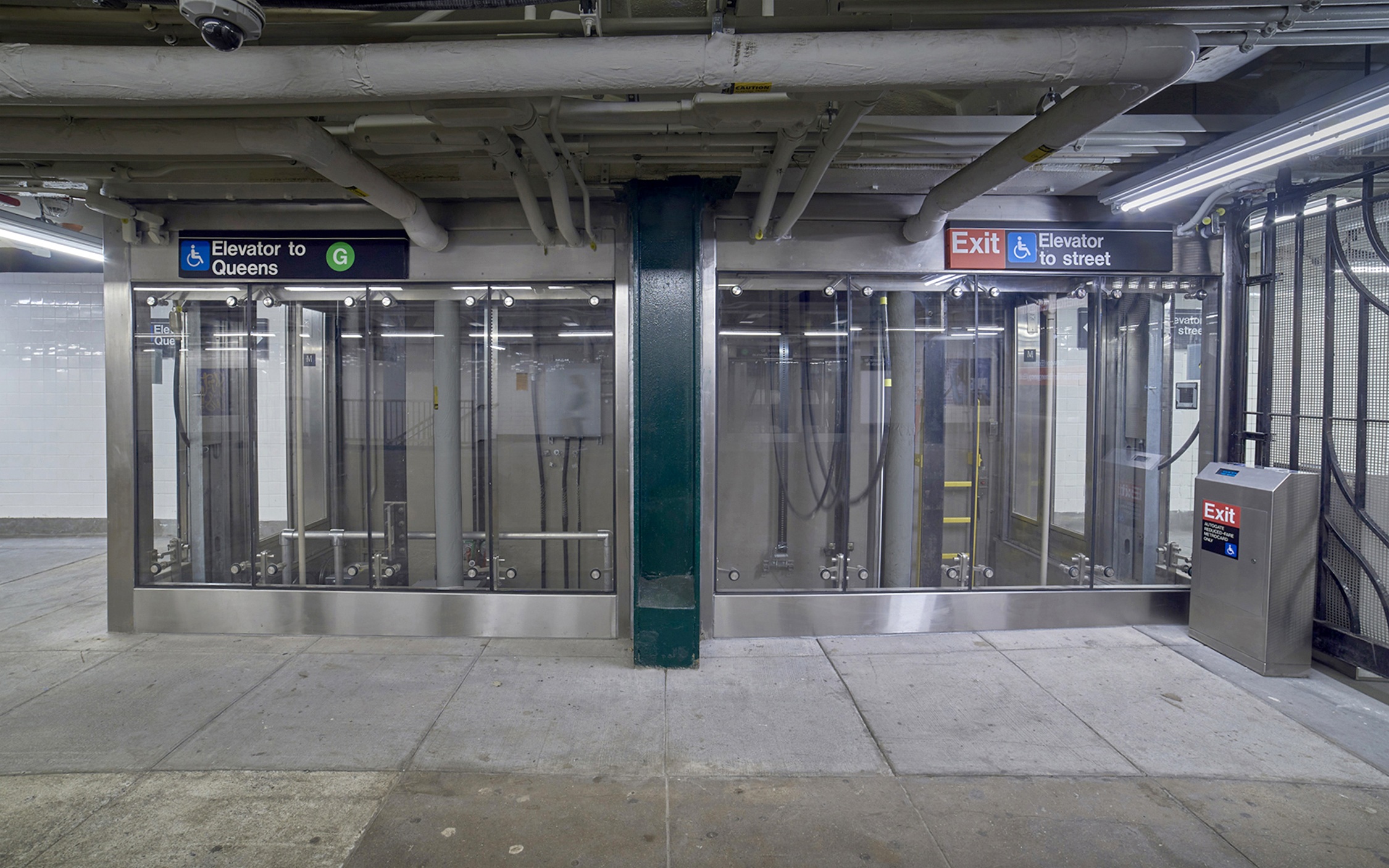 Greenpoint Avenue Station ADA improvement elevators