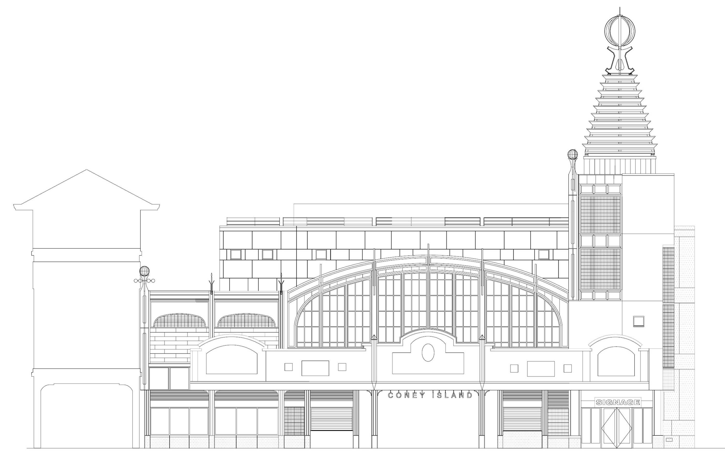 Stillwell Avenue Station elevation