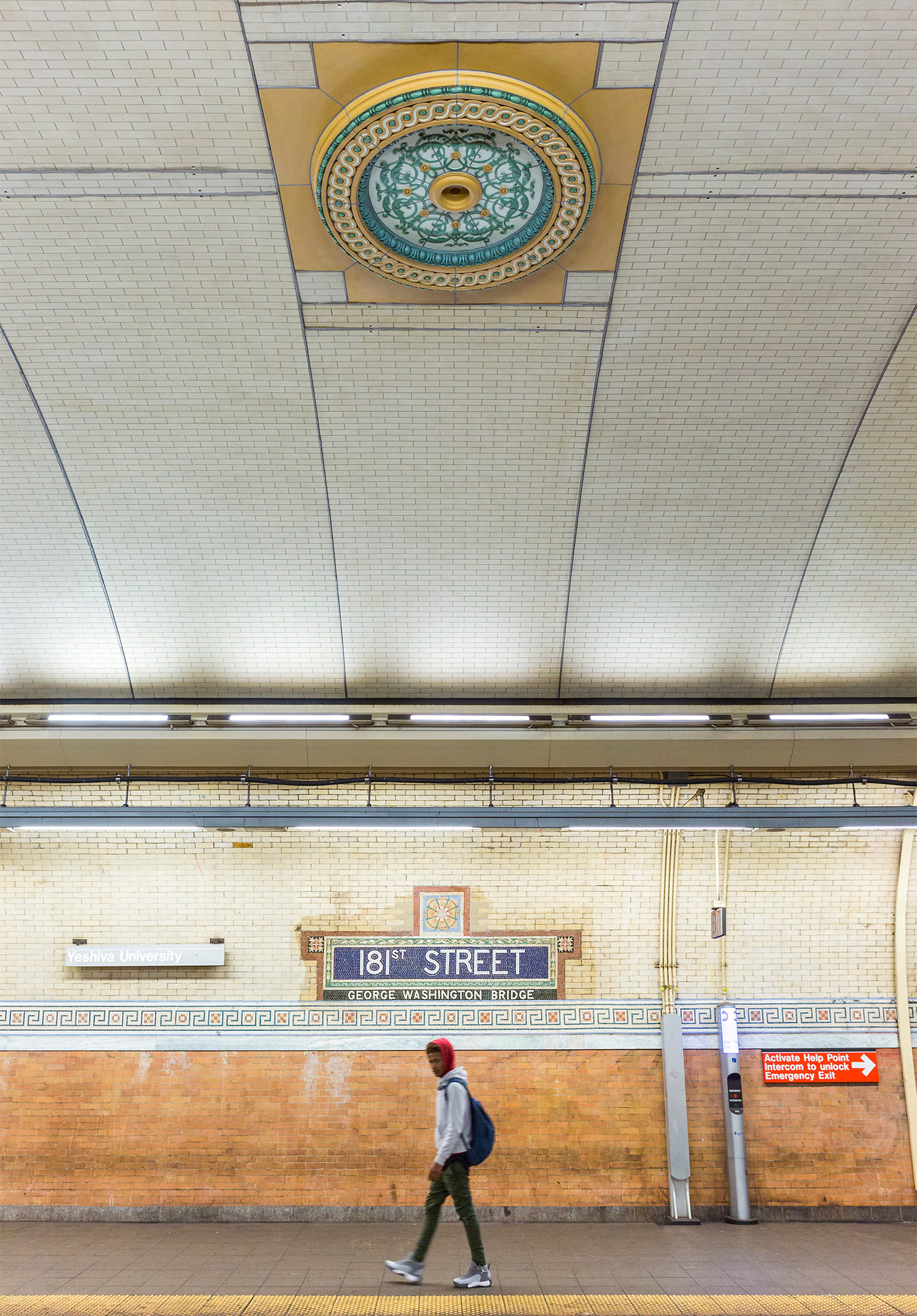 historic subway station platform