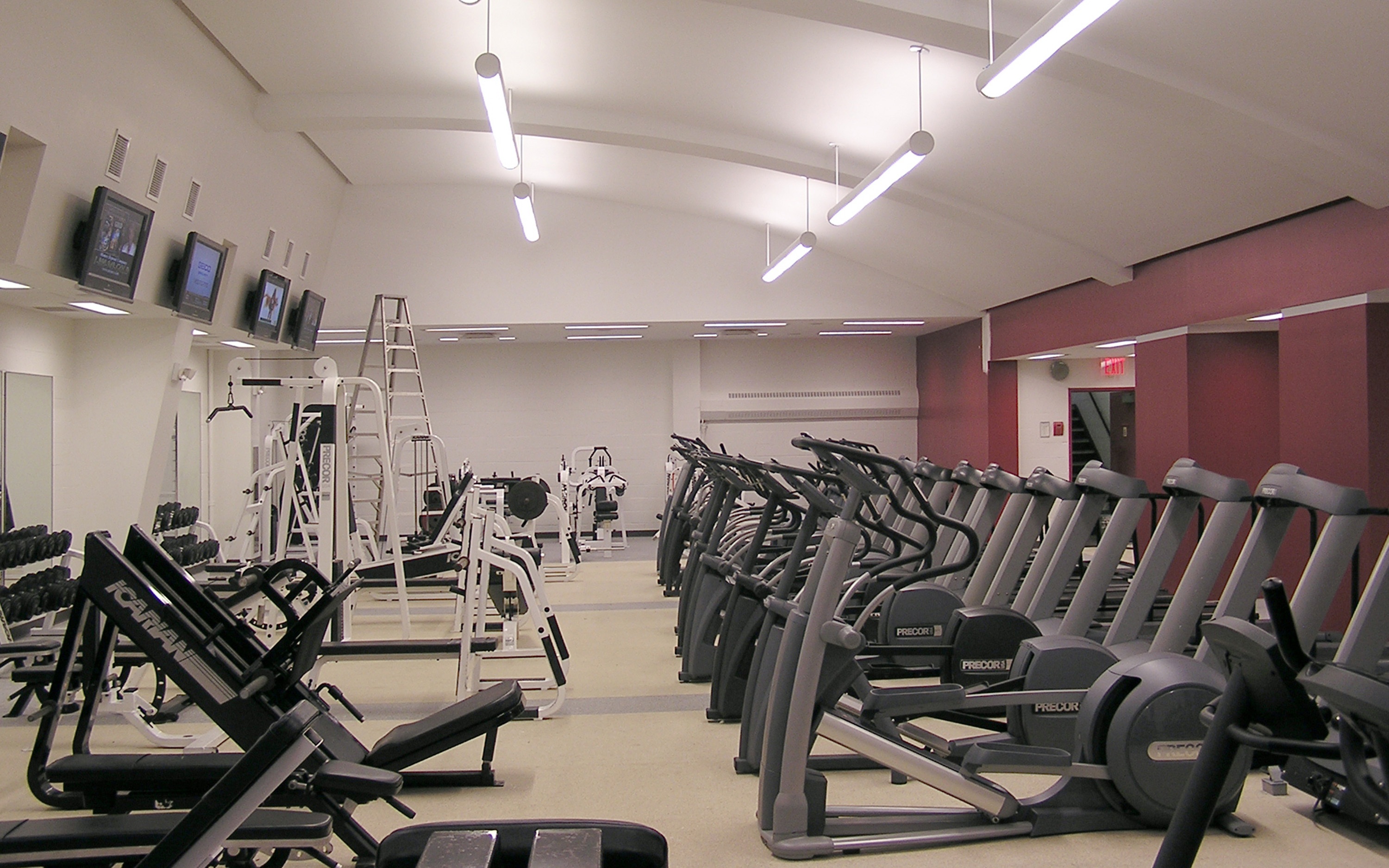Fordham University Student Athletic Center's Fitness Room