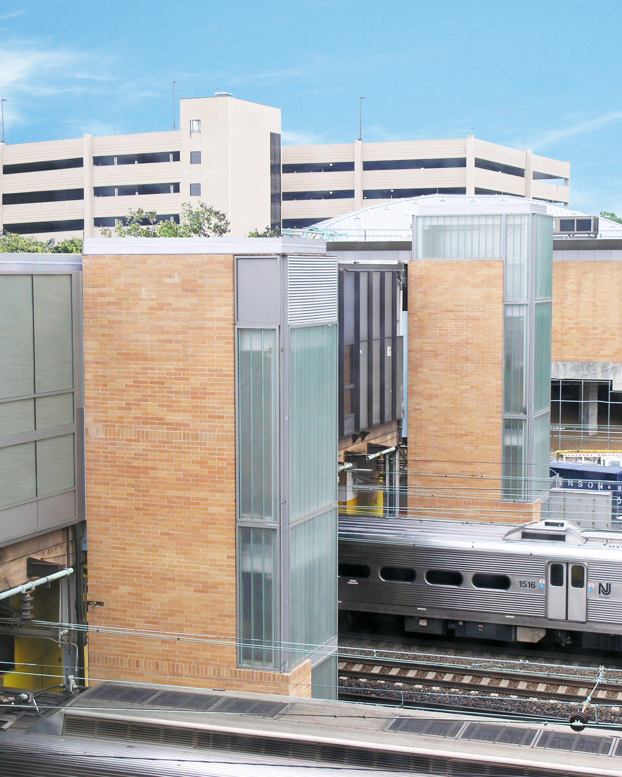 trenton transit center elevator shafts