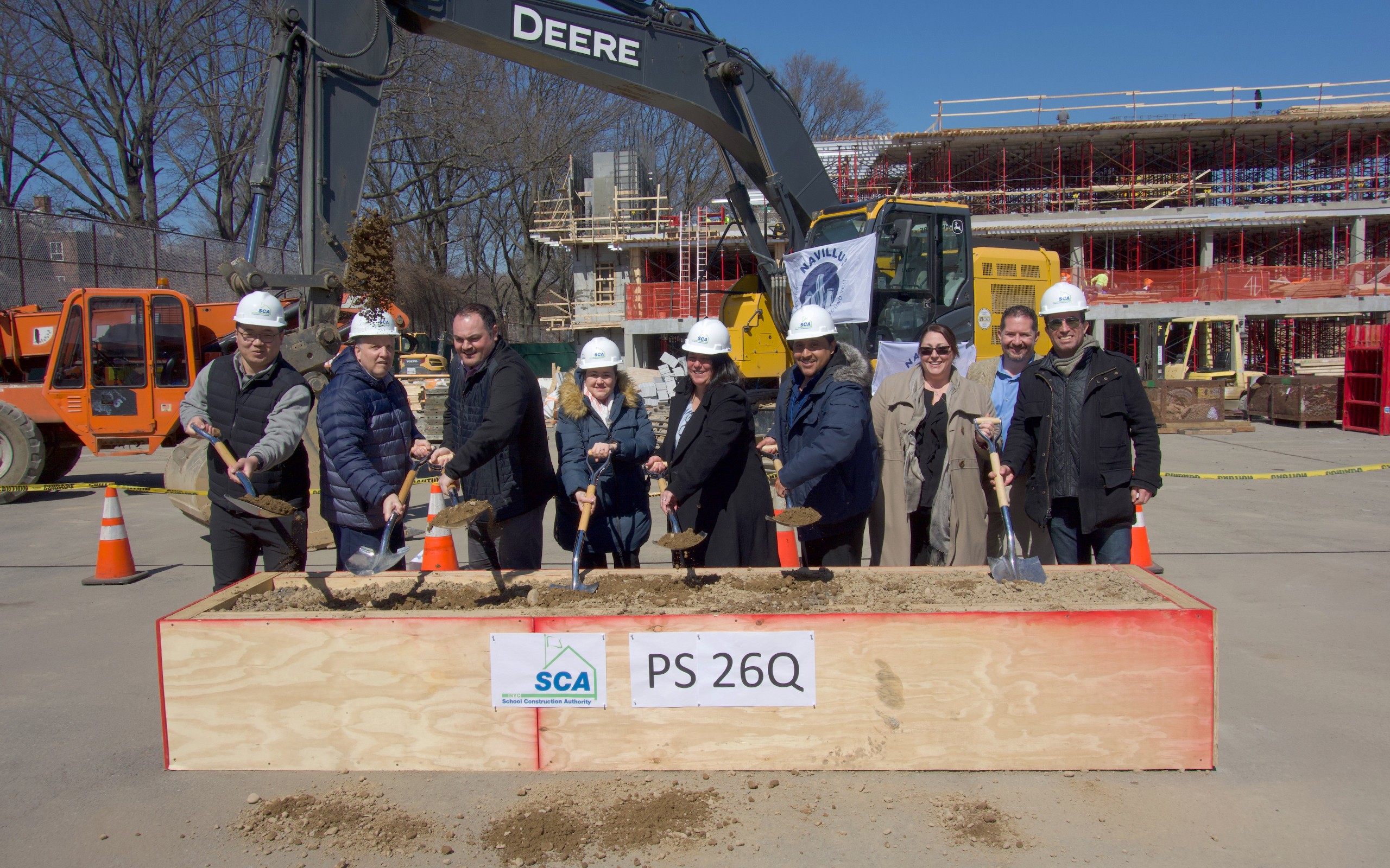 NYC SCA at PS 26Q groundbreaking