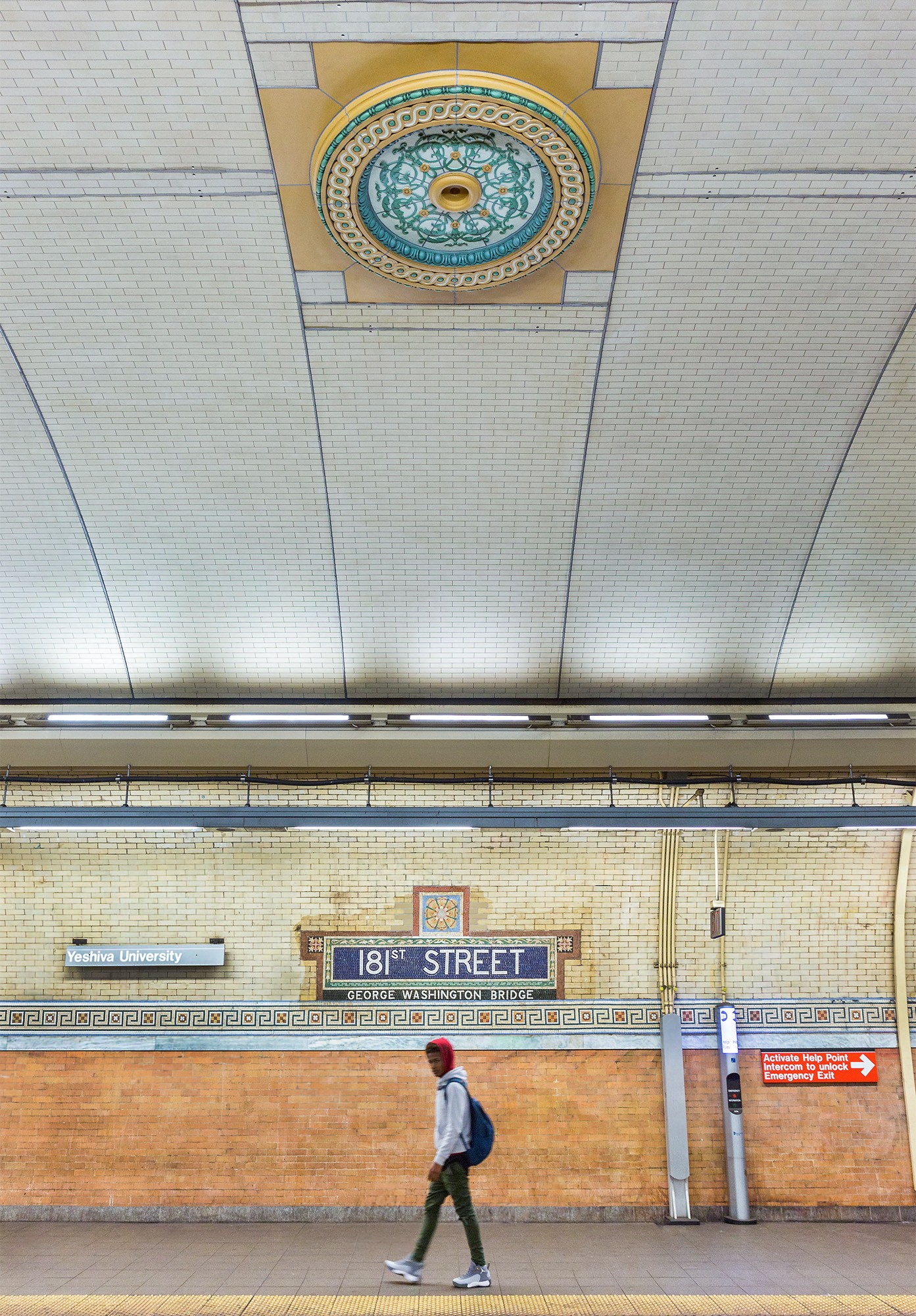 historic subway station platform