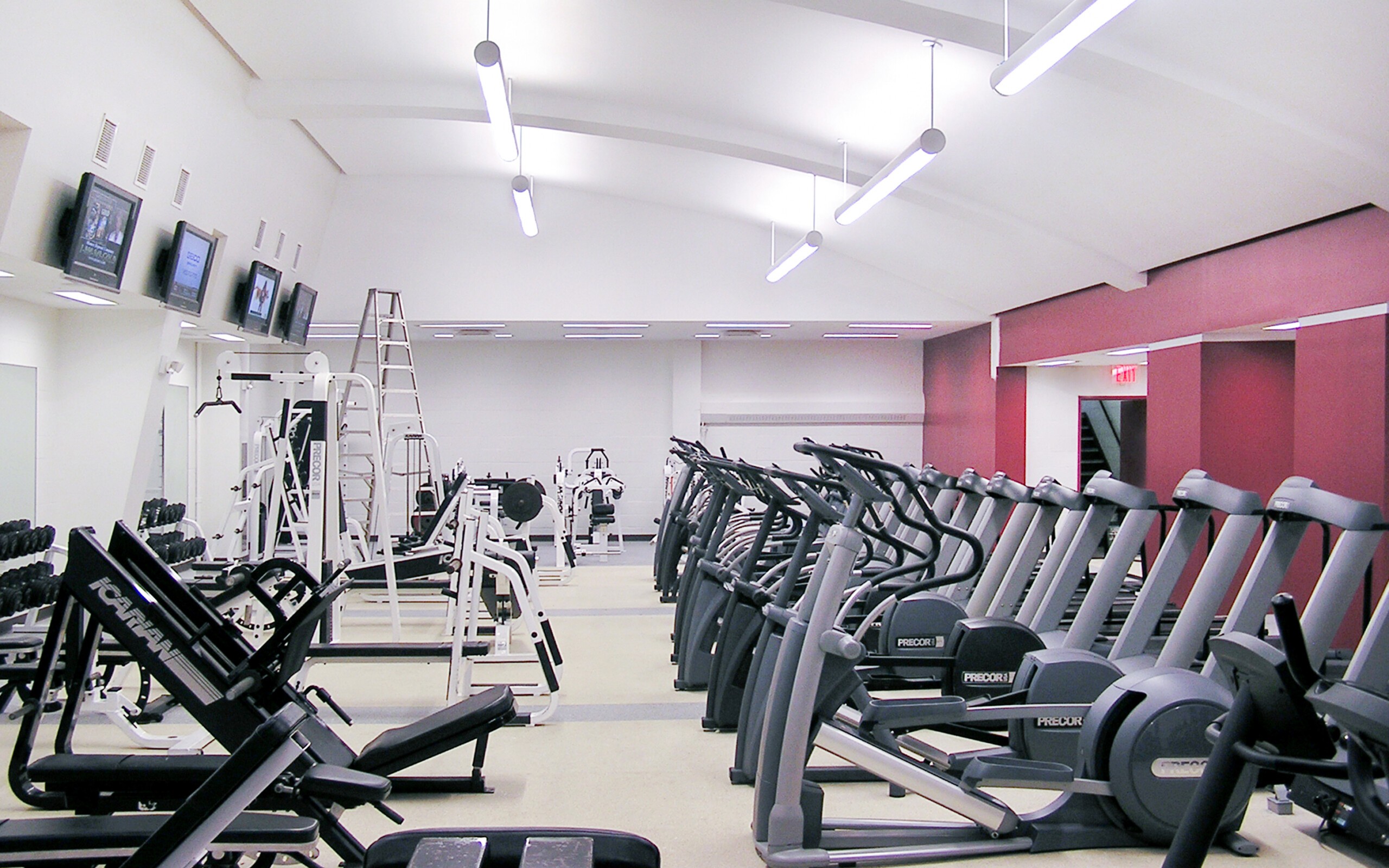 Fordham University Student Athletic Center's Fitness Room