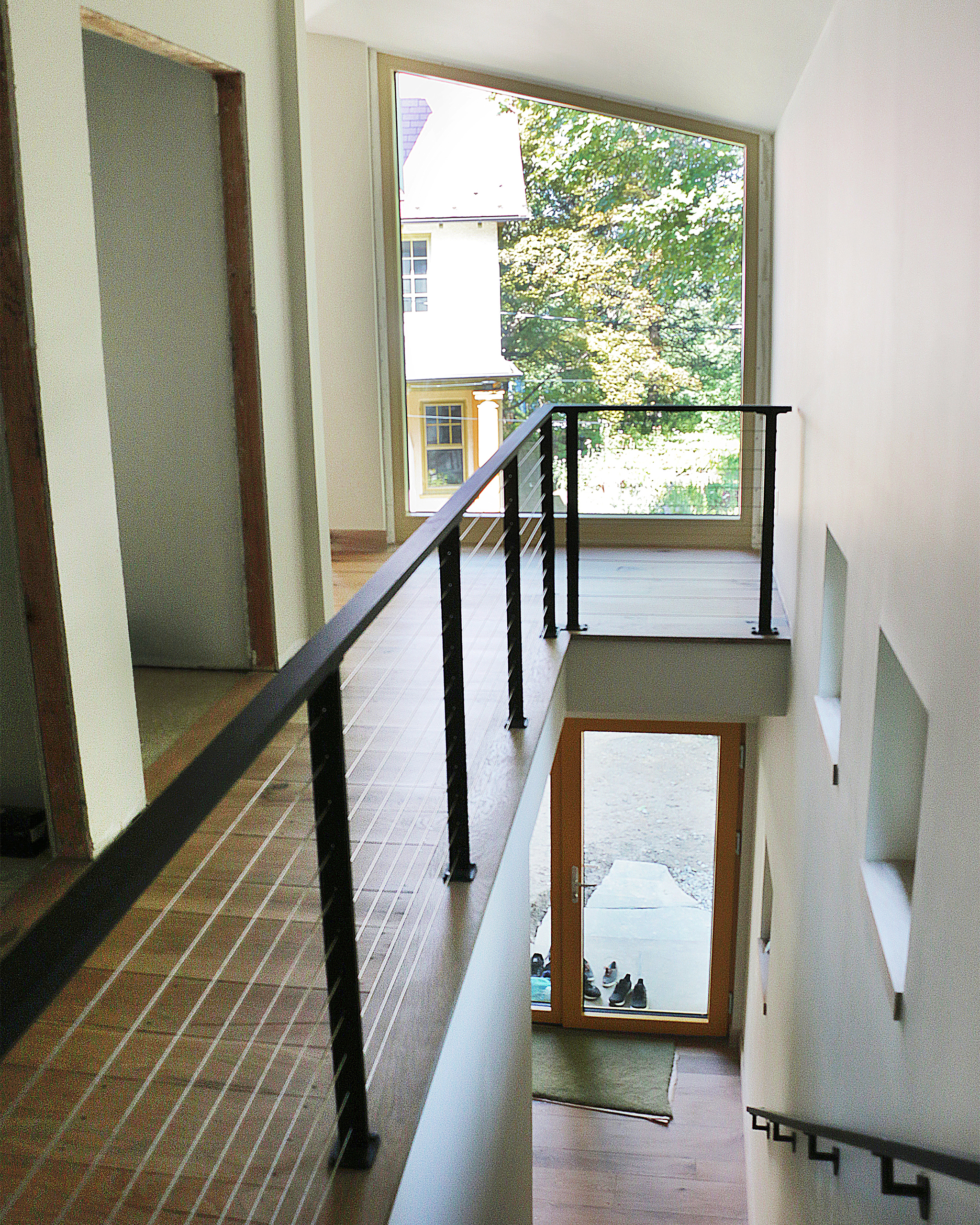 Ellman-Raiselis Passive House hallway and stairwell