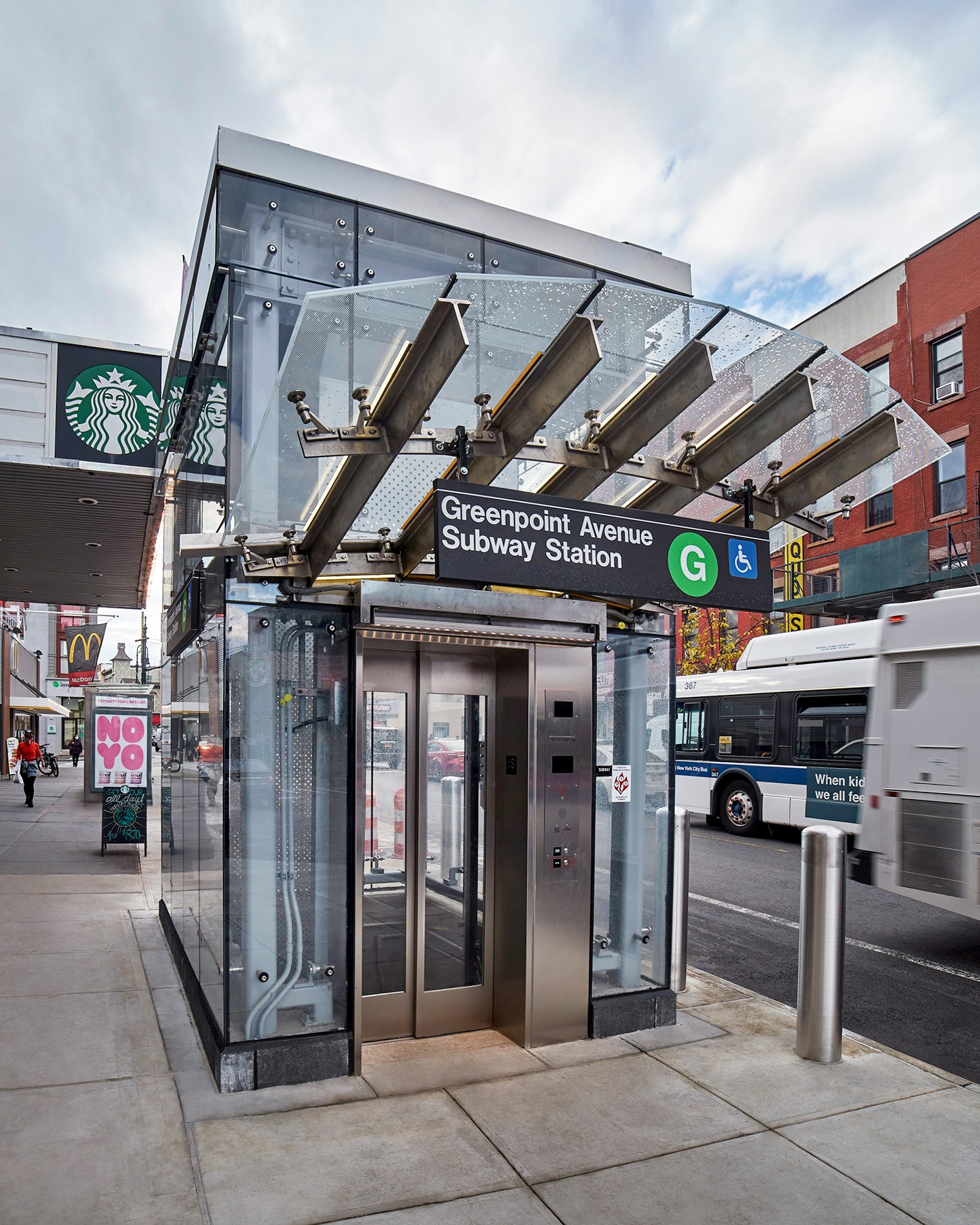 Greenpoint Avenue Station elevator entrance