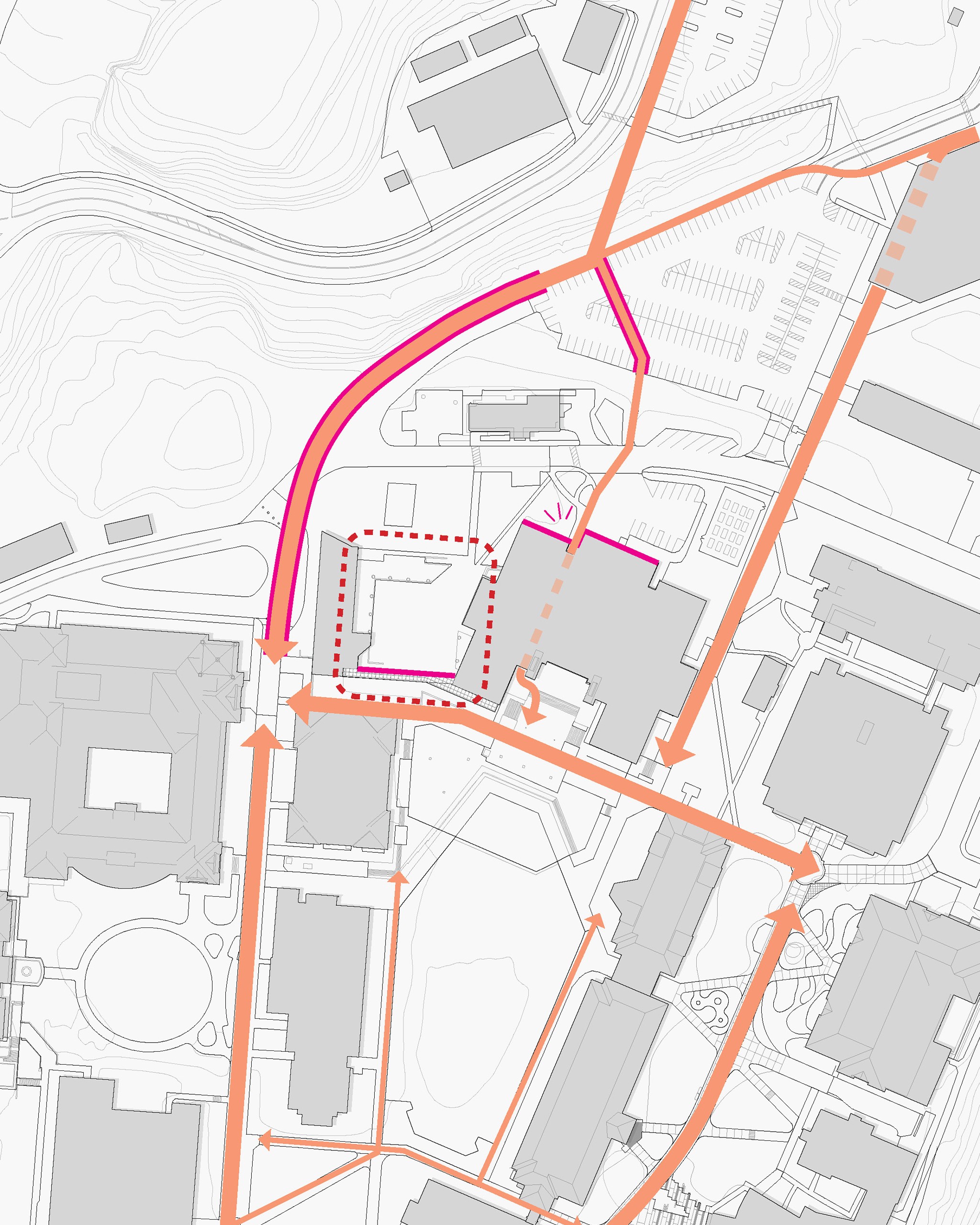 Montclair State University connector study map