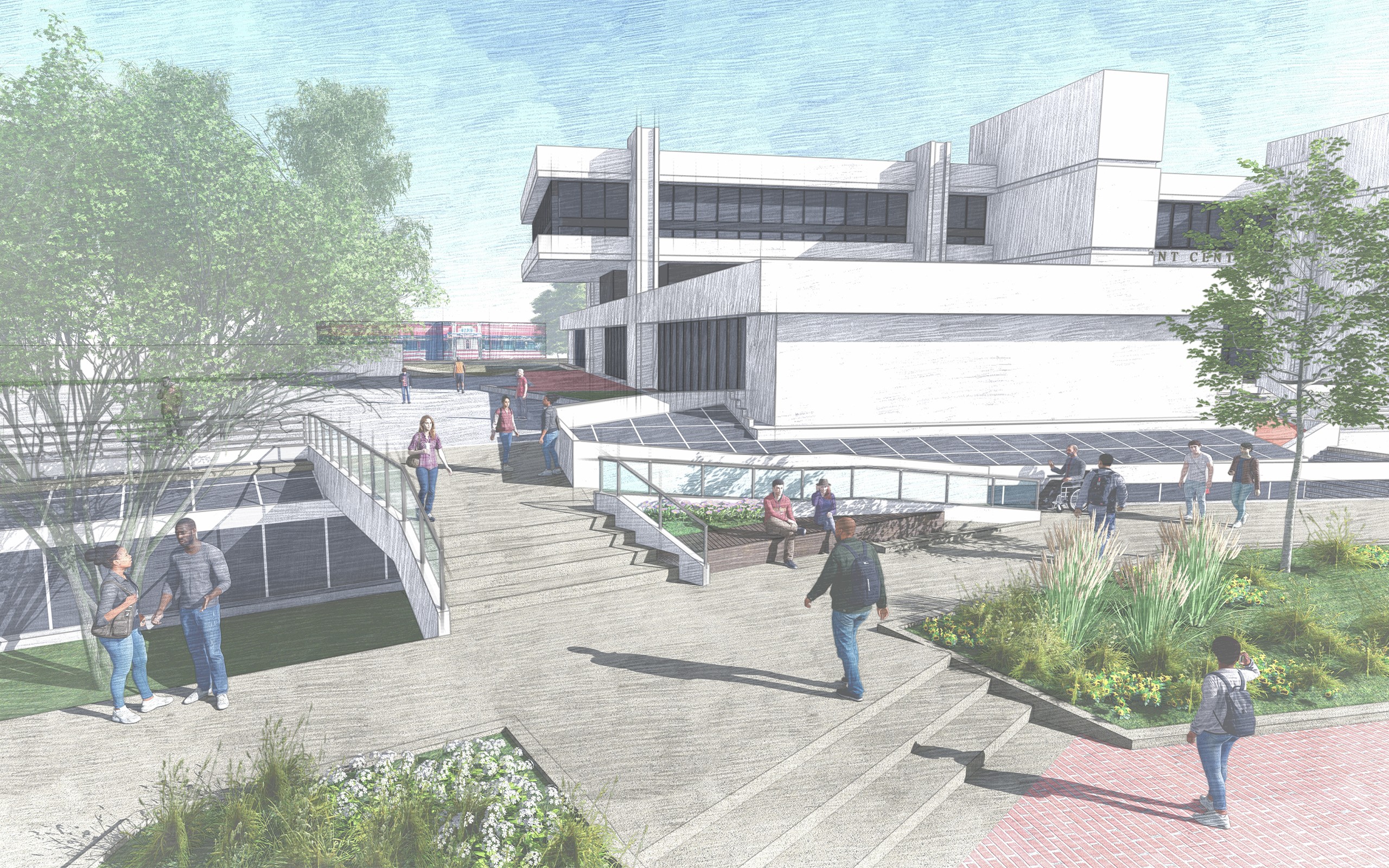 Montclair State University connector study rendering – Threaded Connection