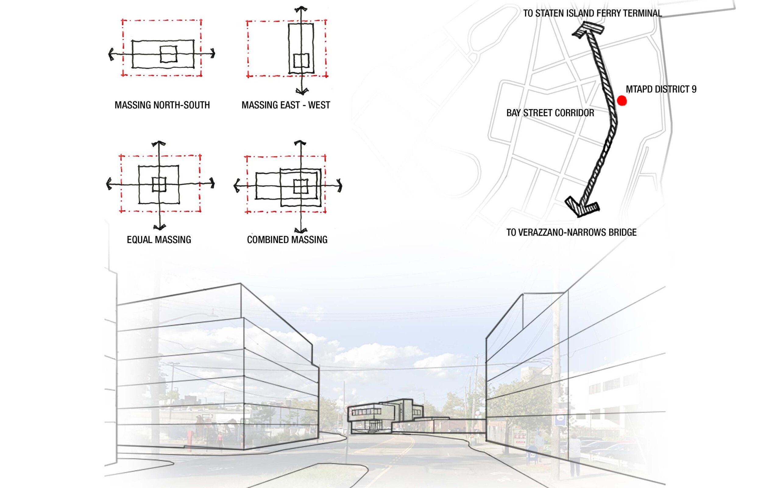 Bay Street visioning sketch